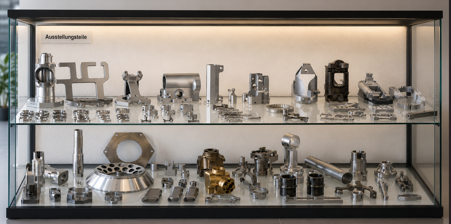 Ausstellungsteile aus der CNC-Fertigung