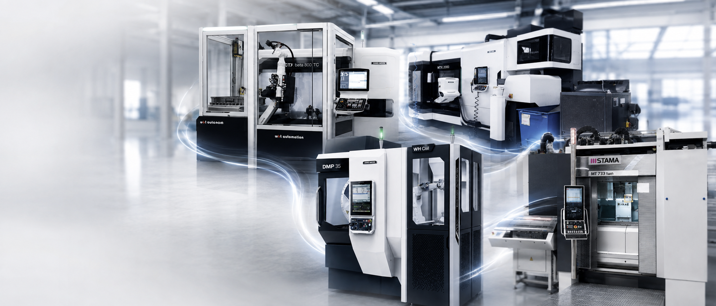 Moderner CNC-Maschinenpark von Gerdt CNC-Technik