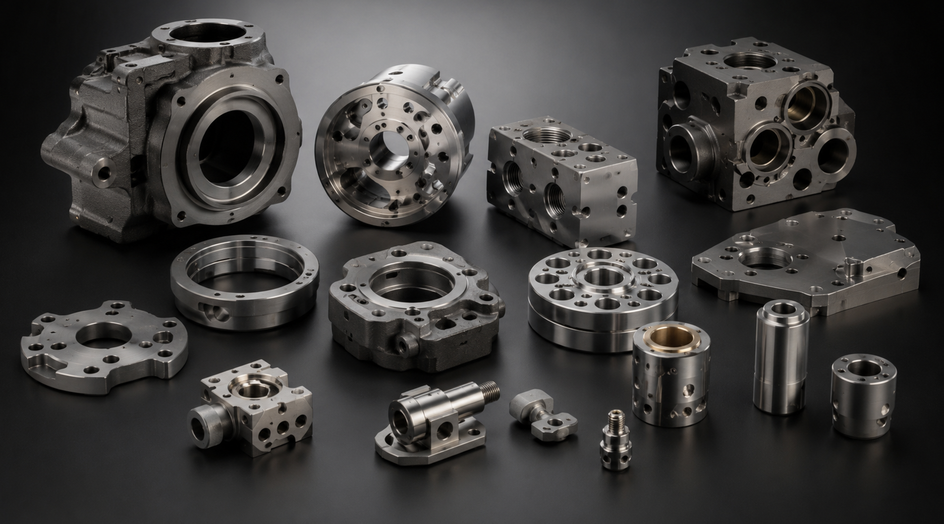Zerspanungsteile für Hydraulik-Anwendungen